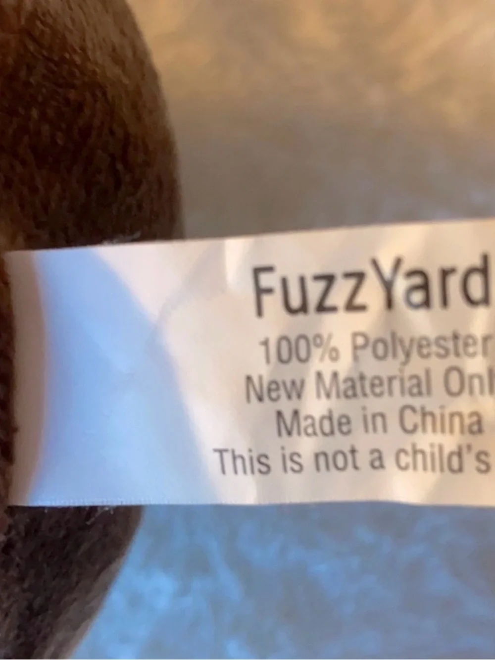 2nd Mutella Plush Dog Toy - Brown & White